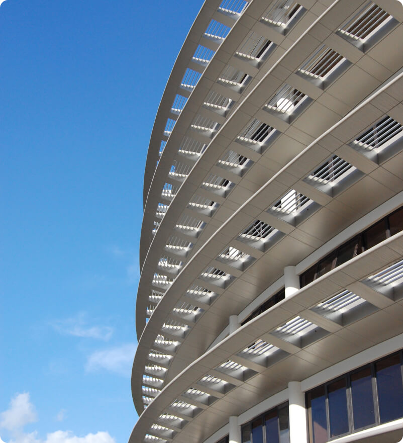 Abstract layered landscape